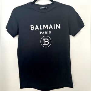 Balmain Women Black T-Shirt